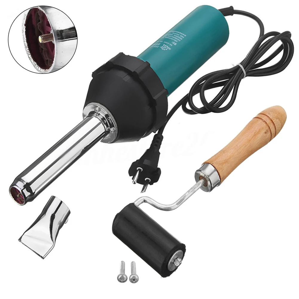 2000W 220V hot Air gun plastic welding torch with nozzle electric welding tool plastic welding machine plastic integrated welder