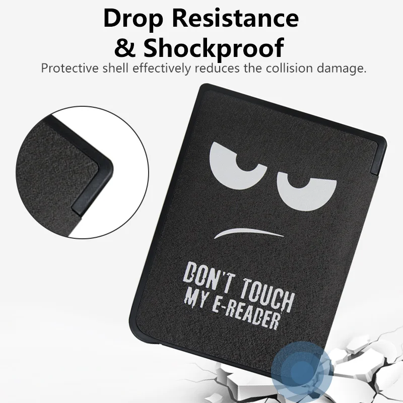 Case for PocketBook Inkpad Color for Inkpad Pro 3 7.8 Inch,Funda Capa for Pocketbook 740 Slim Leather E-Book PB740 Sleep Cover