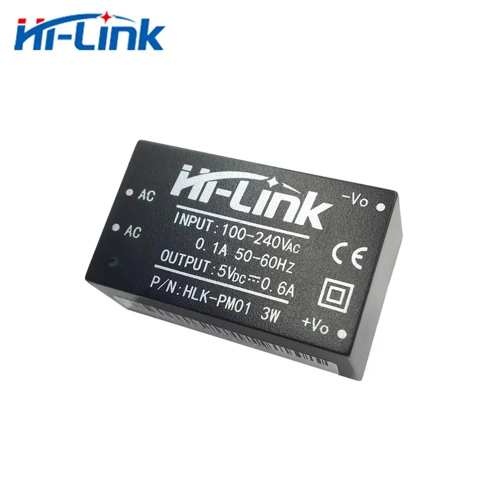 Gratis Pengiriman Asli Hi-Link 5V 0.6A 3W 220V Terisolasi AC DC Pasokan Modul Daya HLK-PM01