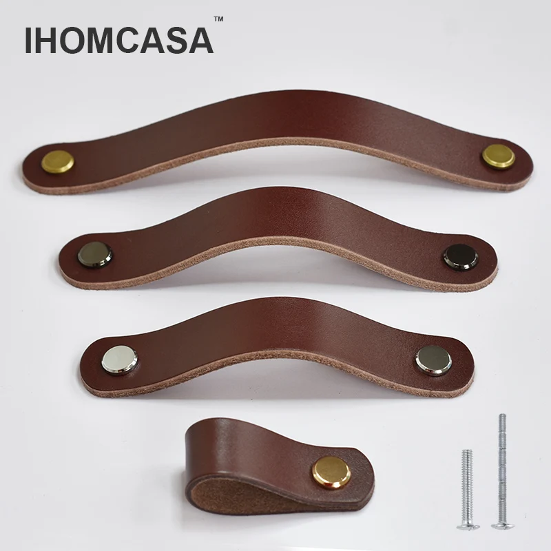 IHOMCASA Brown Leather Knobs European Retro Furniture Drawer Wardrobe Door Handle Cupboard Shoe Cabinet Cowhide Pulls Knob - AliExpress 13 IHOMCASA Brown Leather Knobs European Retro Furniture Drawer Wardrobe Door Handle Cupboard Shoe Cabinet Cowhide Pulls Knob - AliExpress 13