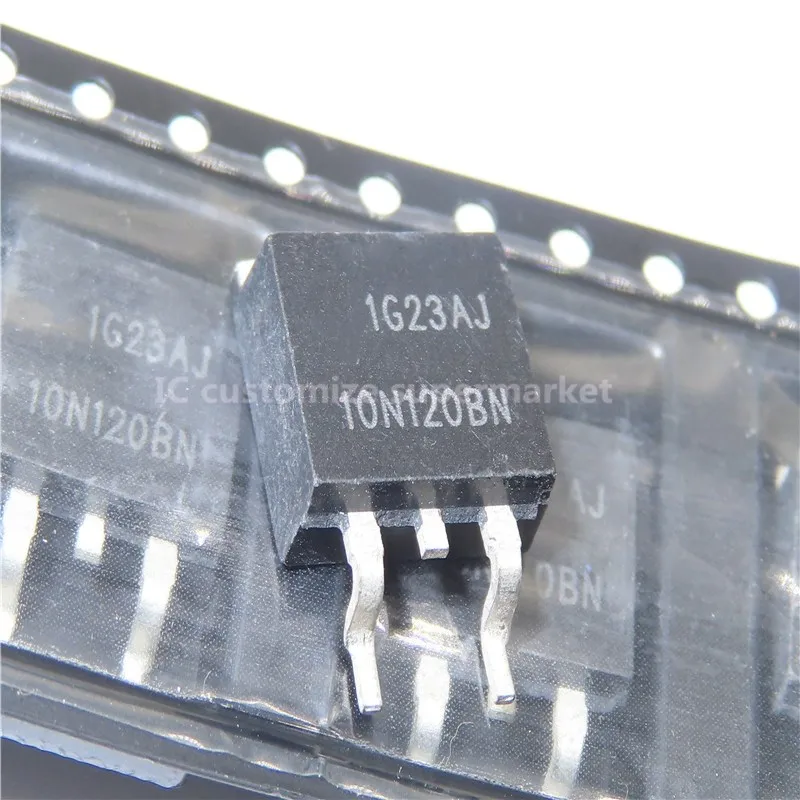 

10PCS/LOT HGTB10N120BN 10N120BN TO-263 35A 1200V SMD Triode