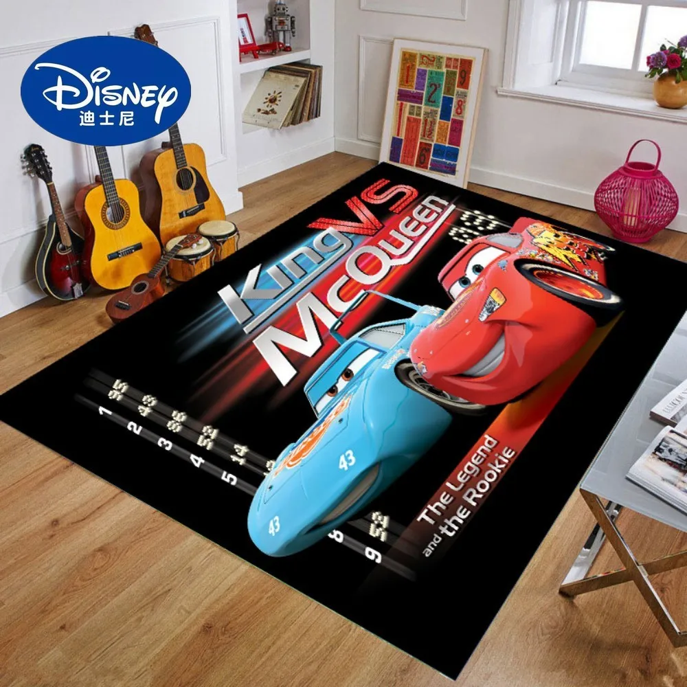 Disney Lightning McQueen Car Baby Play Mat Kids Room Carpet Rugs Floor Carpet Gift for Baby Room Decoration Baby Activity Center