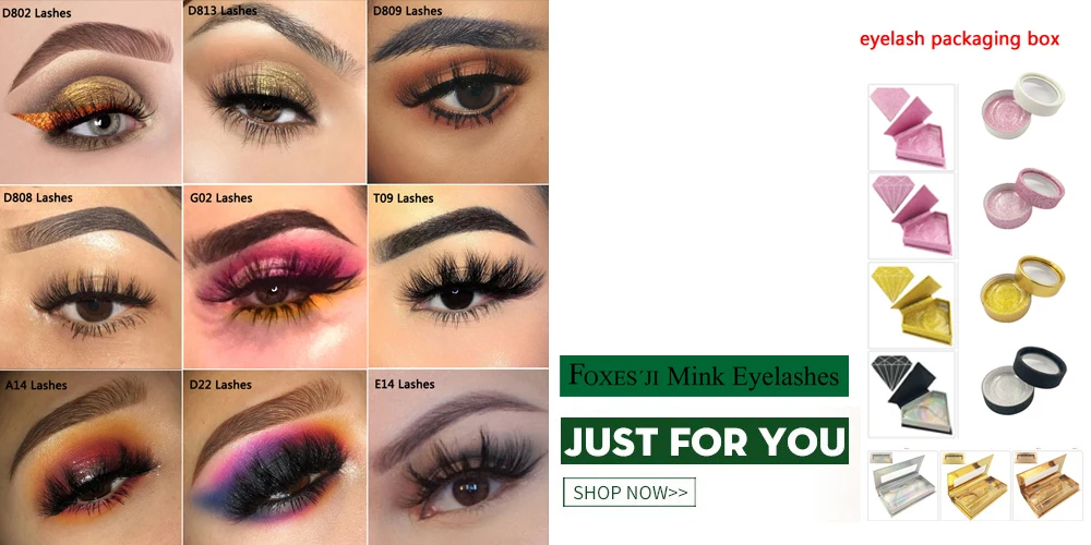 FOXESJI 3D Nerz-Wimpern Natürliche, zarte, künstliche Wimpern, flauschige, weiche, gekreuzte Nerz-Wimpern, Wimpernband, Wimpernverlängerung, Make-up – Detail 8