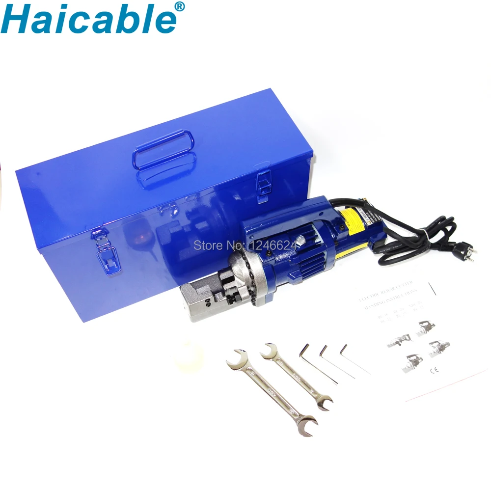 Herramientas Eléctricas de RC-20, Cortador Manual de barras de acero reforzado, barra de refuerzo Mahine, utilizado en ingeniería de construcción, para cortar barras de refuerzo