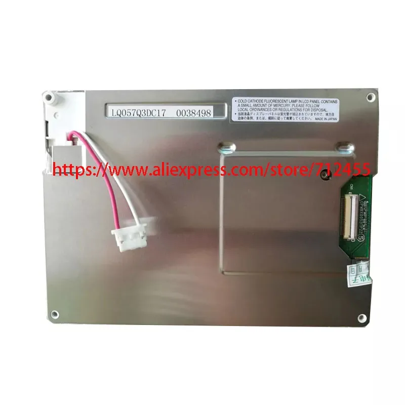 Original Original Lq057q3dc02 a Mais Grau 5.7 Polegadas 320*240 Tela Lcd Painel de Exibição para Equipamentos Industriais