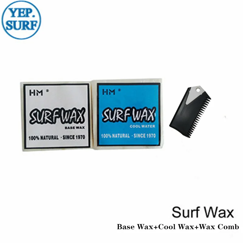 Wax Remove Comb With Fin Key and 5 Kinds Water Temperature Anti-slip Surf Wax Favorable Combo Surfing Board Accessory