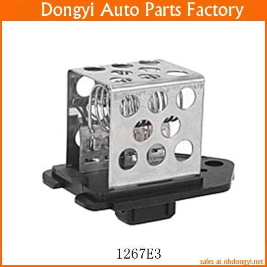 

Blower Motor Resistor OE NO. 1267E3 1267.E3