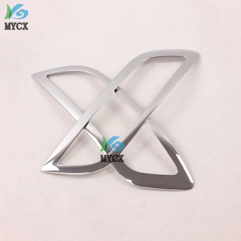 

2 шт. ABS хромированный передний фонарь, противотуманная фара, накладка, автомобильная наклейка для Hyundai Venue 2019 2020, аксессуары, автомобильные аксессуары