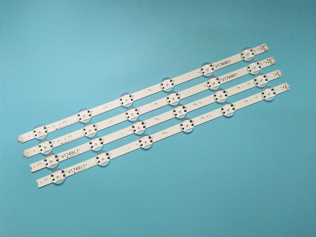 New Kit Good quality 20PCS LED strip For LG 49UV340C 49UJ6565 49UJ670V V17 49 R1 L1 ART3 2862 2863 6916L-2862A 6916L-2863A