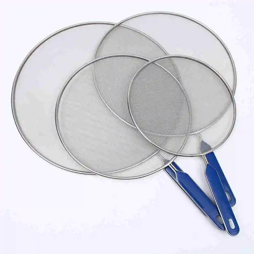 21/25/29/33Cm Wok Splash-proof Oil Net Cover Kitchen Explosion-proof Anti Splatter Screen Mesh Pot Lid Frying Pan Cooking Tools