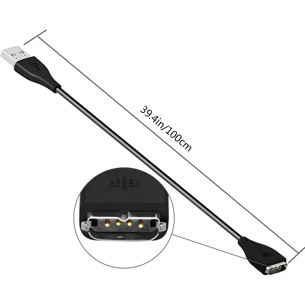 Compatible with Fitbit Surge Charger, Replacement USB Charging Cable Cord Charger Adapter for Fitbit Surge