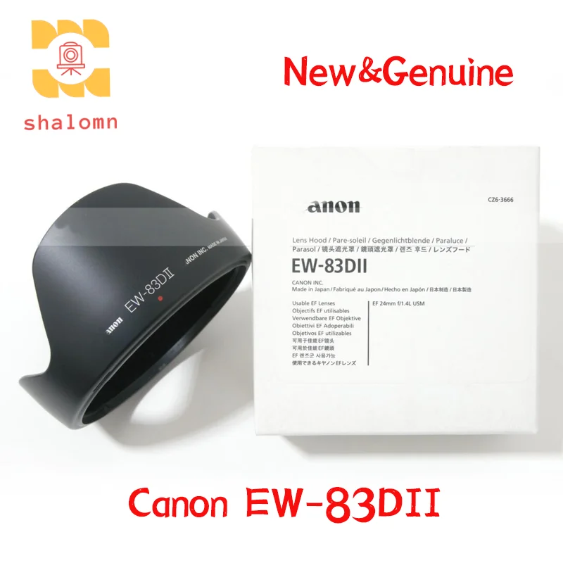 Pare-soleil d'origine pour Canon, neuf, 77mm, pour objectif EW-83DII EF 24mm 1.4 24/F1.4