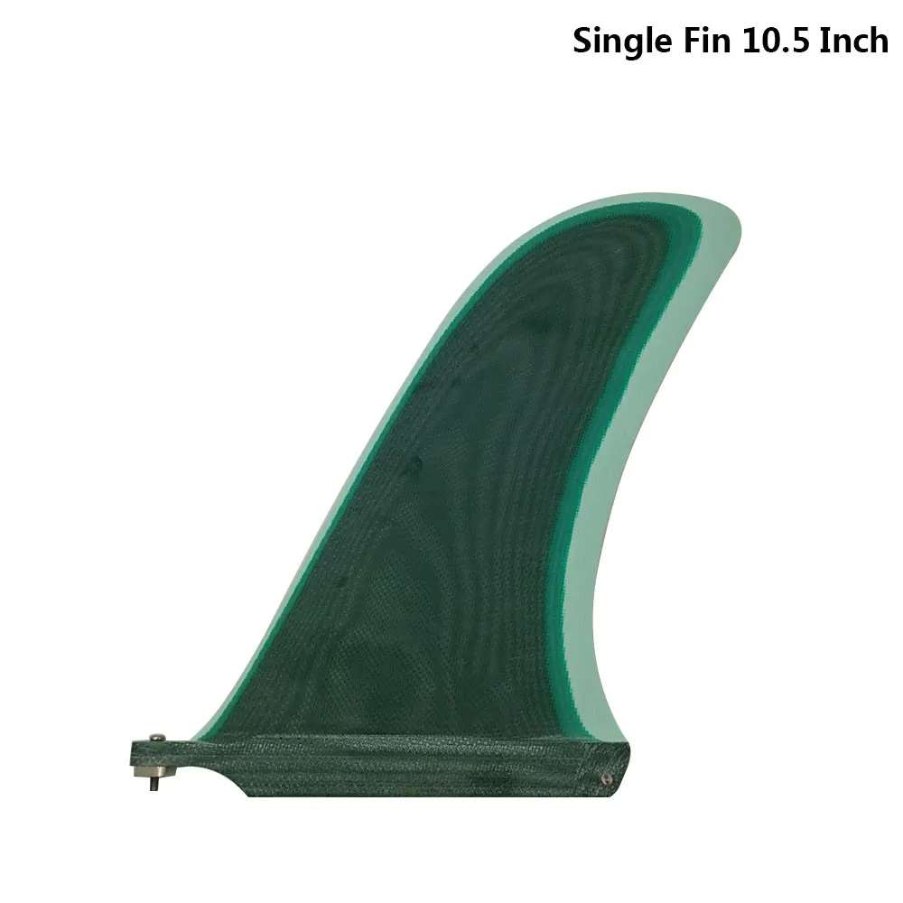 

Fiberglass Single Fins 10.5 inch Surfboard Center Fins Green Color Paddle board Longboard UPSURF Single Fins 10.5 Inch