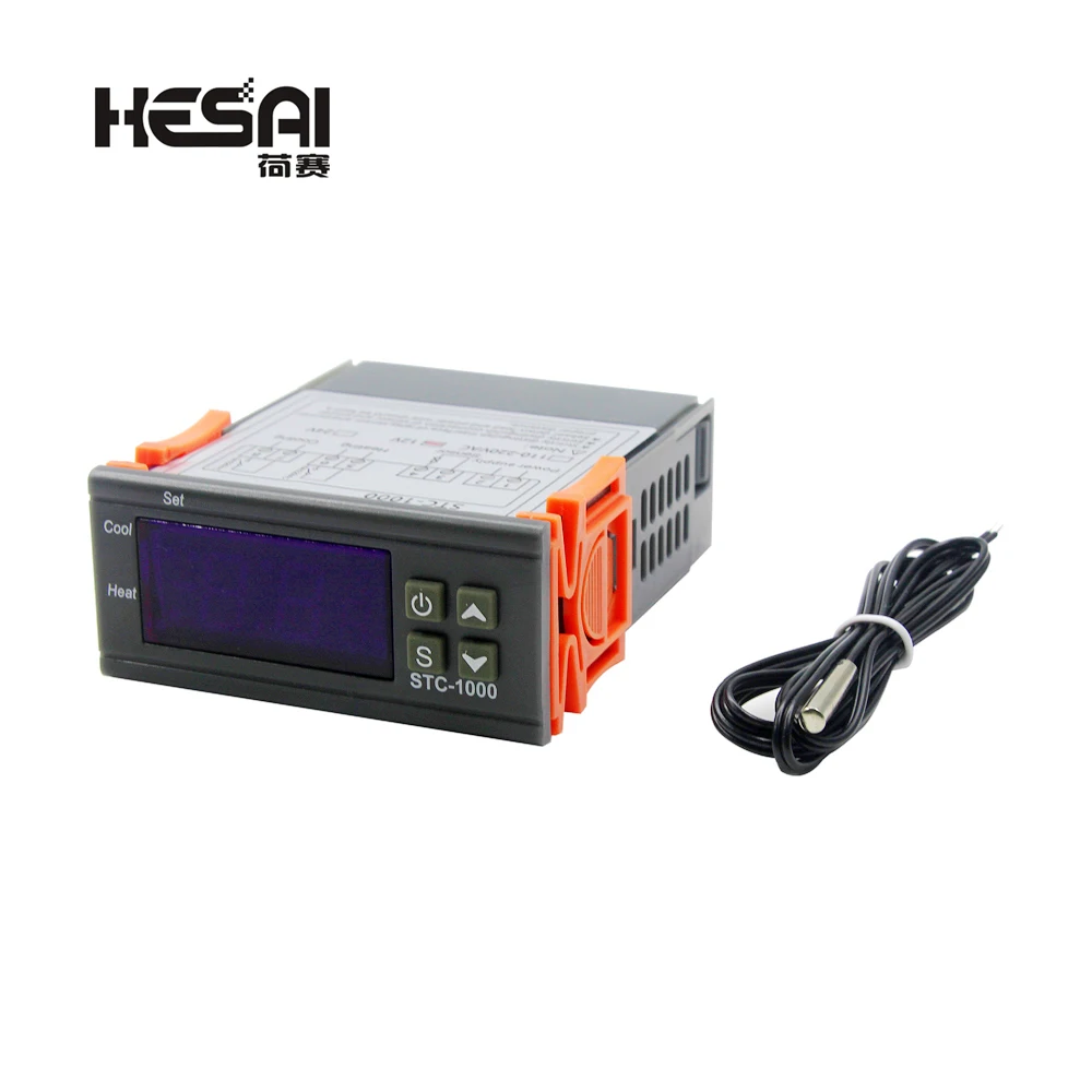 Temperature Controller Thermostat Digital Thermoregulator For Incubator Relay LED Heating Cooling STC-1000 12 V 24 V 220 V