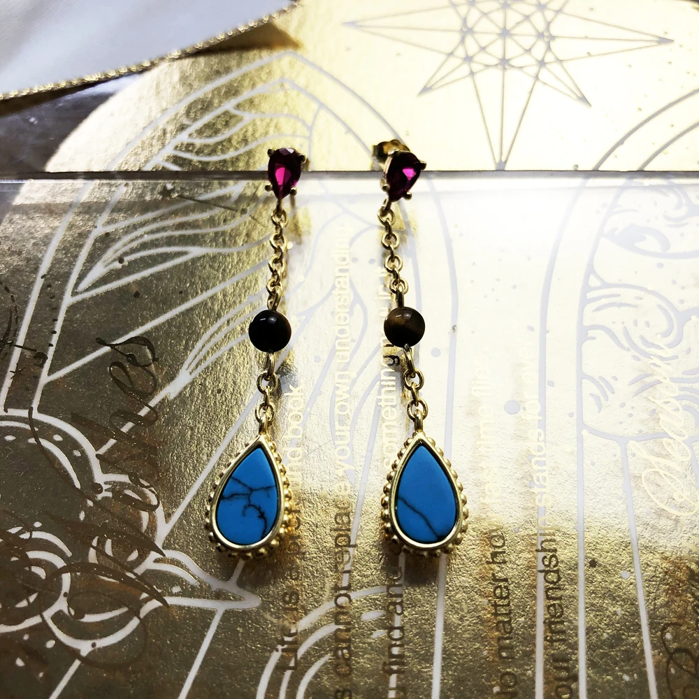 Ohrringe, Riviera-Farben, vergoldet, Europa, Leichtigkeit, edler Schmuck für Frauen, Herbst, brandneues Geschenk aus Sterlingsilber 925, Geschenk – Detail 6