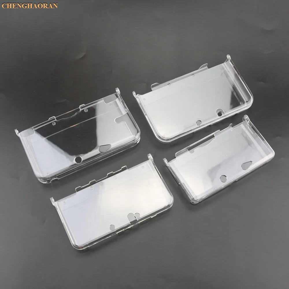 6models 1x In Bulk Lightweight Siamese Plastic Clear Crystal Protective Hard Shell Skin Case Cover For 3DS/New 3DS/New 3DS XL LL