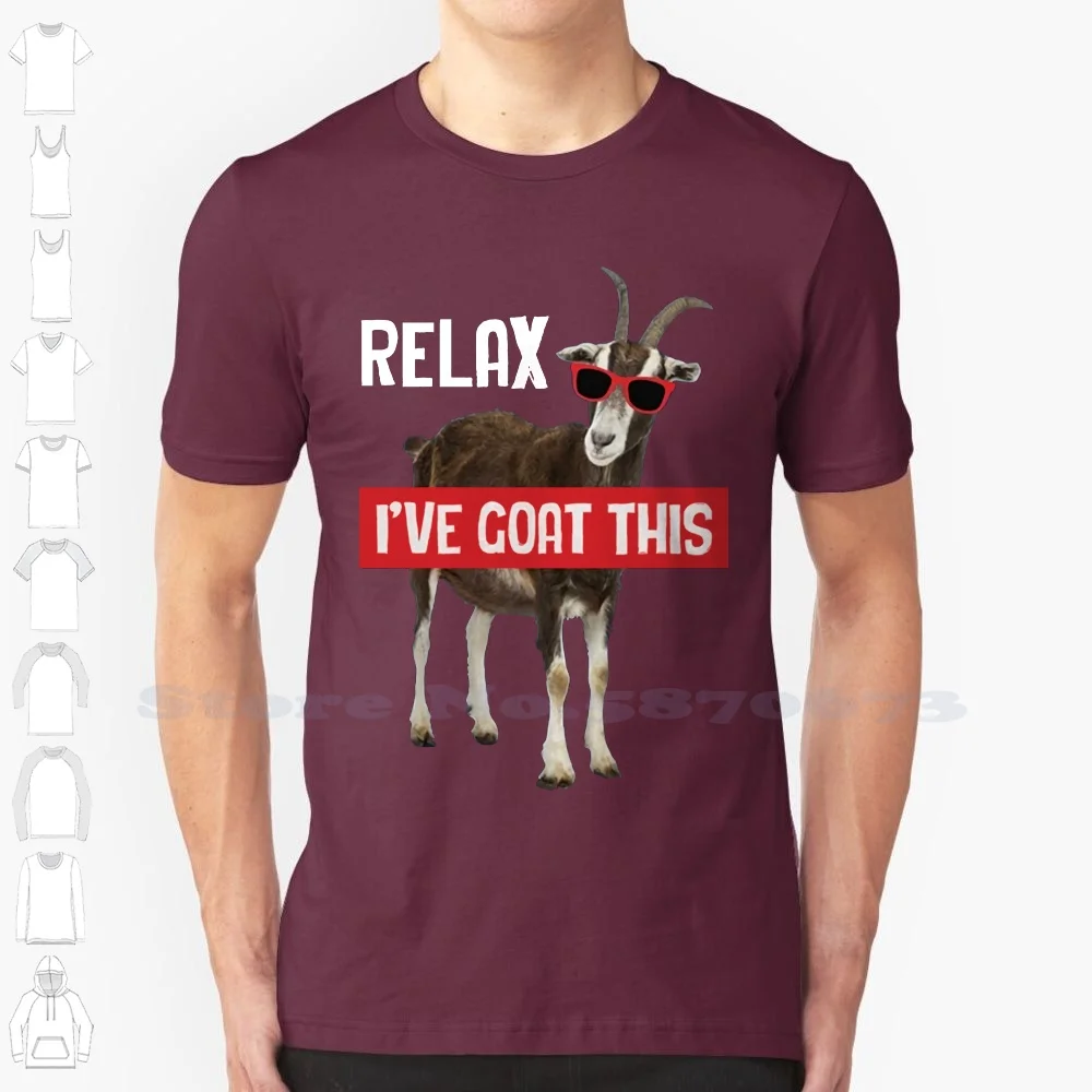 T Shirt O-Neck Fashion Casual High Quality Print T Shirt Relax I've Goat Got This Metro Blue Adult T Shirt