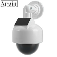 Solar Power Fake Camera Dome Camera Waterproof simulation Surveillance Dummy Surveillance Cameras ball monitor