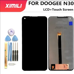 New 6.55 inch LCD Display For Doogee N30 Full LCD Display Touch Screen Digitizer Assembly Replacement DOOGEE N30+Tools