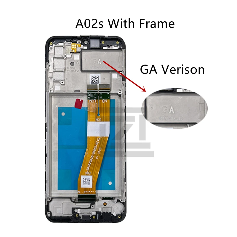 For Samsung Galaxy A02S LCD Display A025 Touch Screen Digitizer Assembly with Frame A025F A025G A025M replacement+tools 6.5\