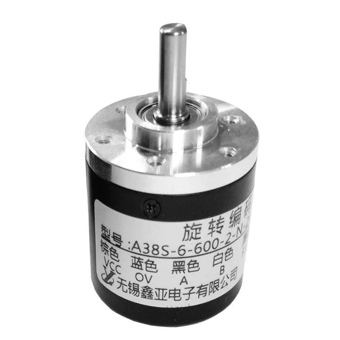 

wuxi encoder A38S-6 series 2 phase 24v Solid shaft incremental photoelectric rotation NPN