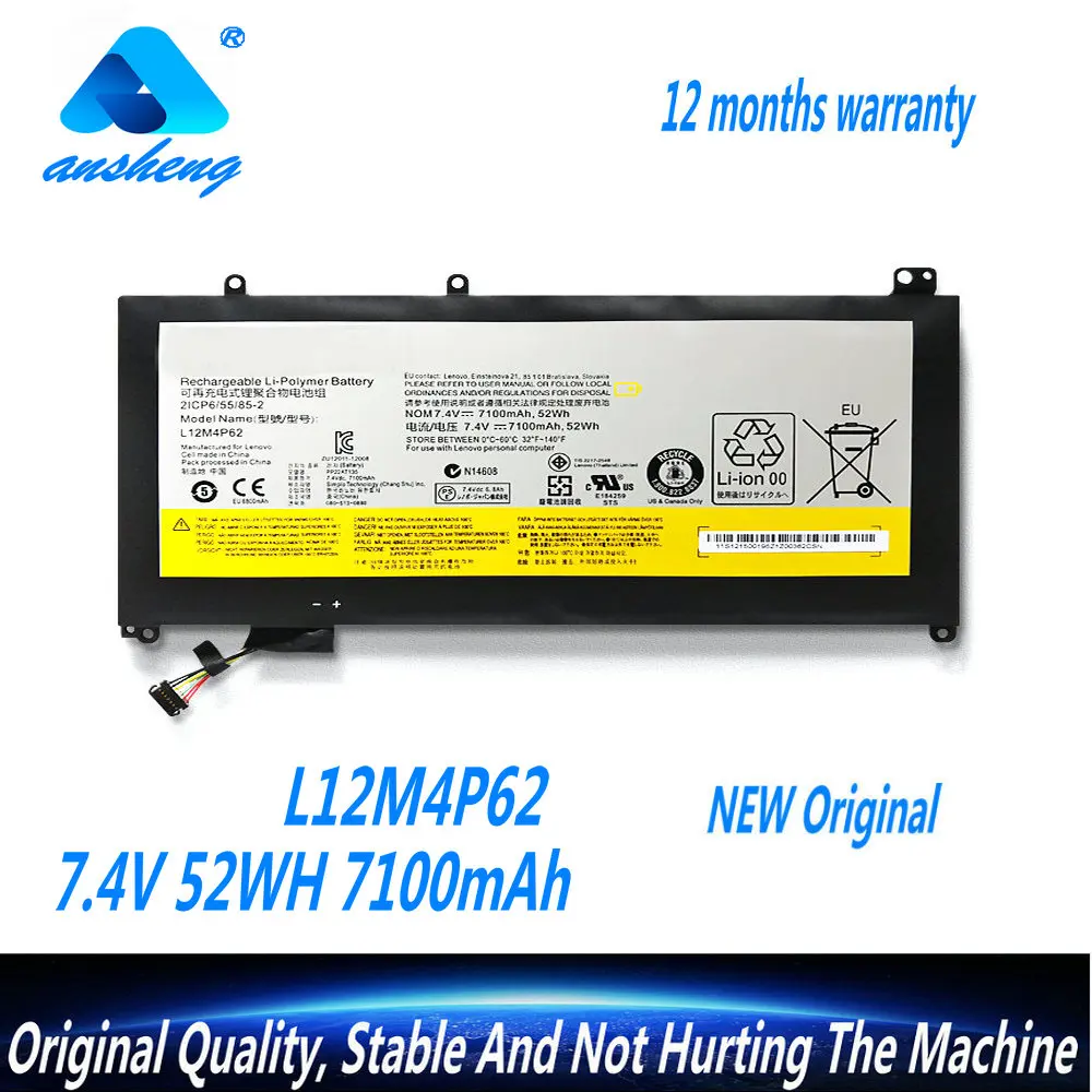 NEW L12L4P62 L12M4P62 Laptop Battery For Lenovo IdeaPad U330 Touch U430P U430 U530 U530P U330T 7.4V 52Wh 7100mAh