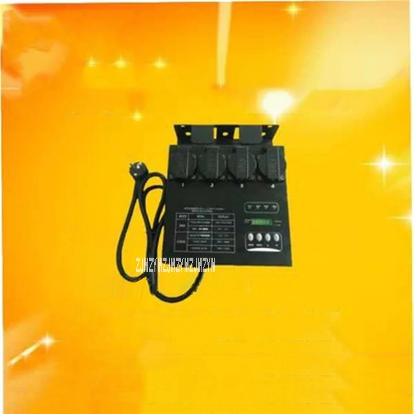 AMT-8008 DMX 512 EU Plug 1KW Dimmer 4 Channels Silicon Pack Box Hanging Bar DJ Stage Light Control Fixture Dimming Equipment