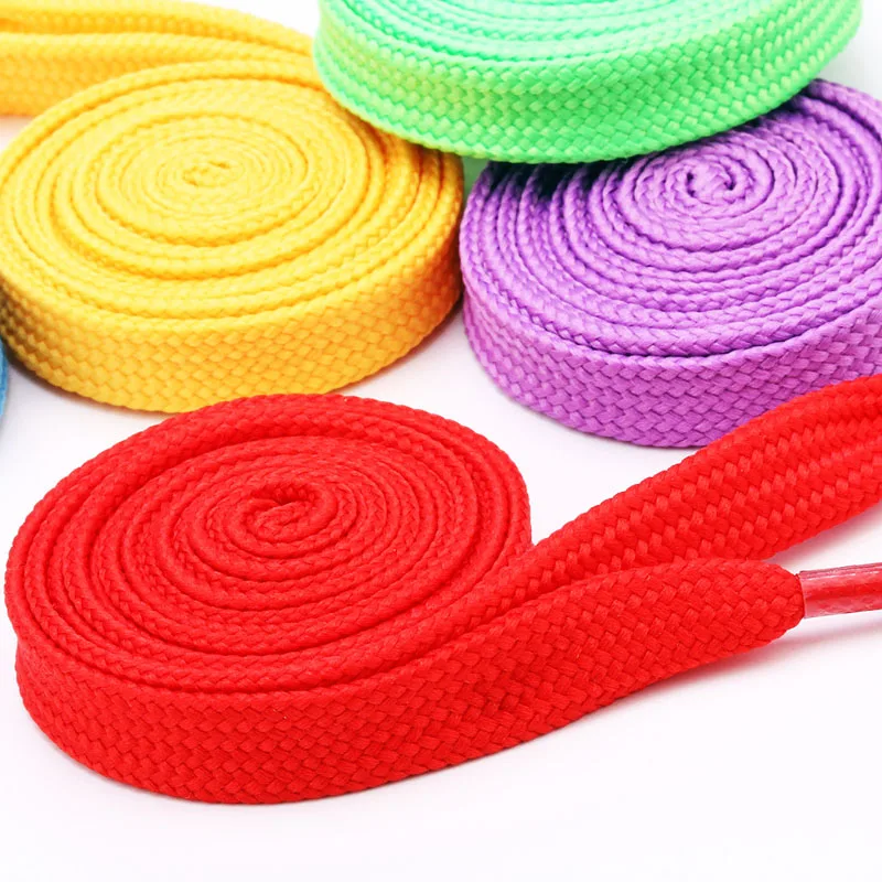 1 Pair Colourful Shoelaces Shoe Laces for Canvas Sneakers Sport Shoes Long Rope Laces Long 50cm,80cm,100cm,120cm