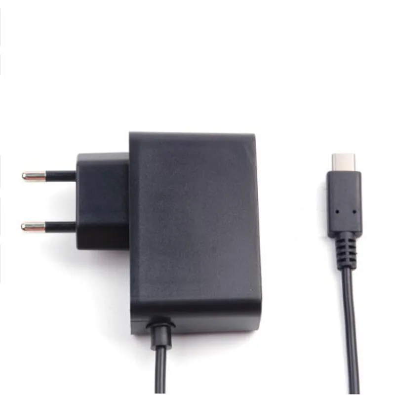 Enchufe UE EE. UU., toma de corriente de pared para viaje en casa, Cable adaptador de carga USB tipo C AC, Cargador rápido para Nintendo Switch NS consola Lite