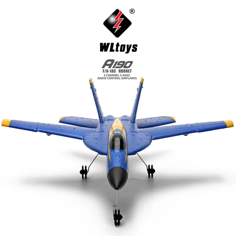 WLtoys XK A190 RC 비행기 2.4G 2Ch RC 비행기 원격 제어 항공기 고정 날개 야외 장난감 드론 RTF 라디오 제어용 비행기