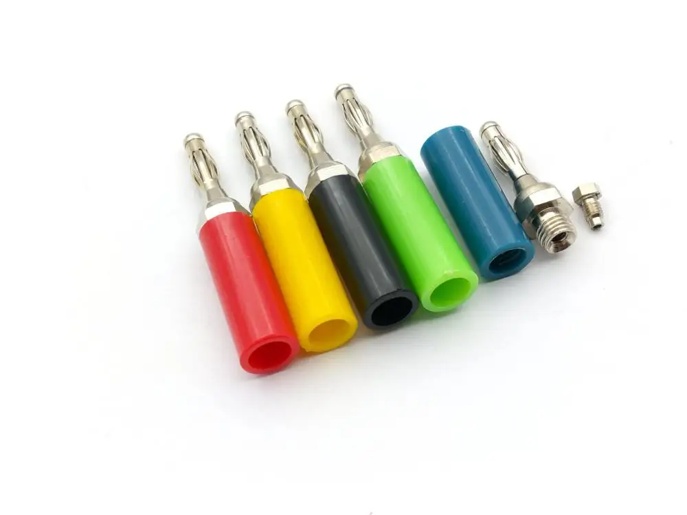 5 Pcs Messing Banana Plug 4 Mm Binding Post Test