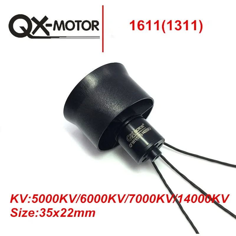 QX-Motor 30mm Duct Fan Set 6 Blades EDF With 14000kv 7000KV Brushless Motor and 20A ESC For RC Drone Accessories Parts Wholesale