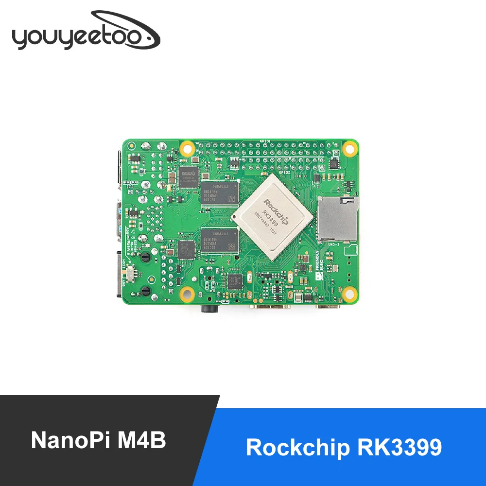 NanoPi M4B 2GB DDR3 Rockchip RK3399 Dual-Channel WiFi-5G Dual Camera,Support Android 8.1 Ubuntu Lubuntu compatible with RPi B3+