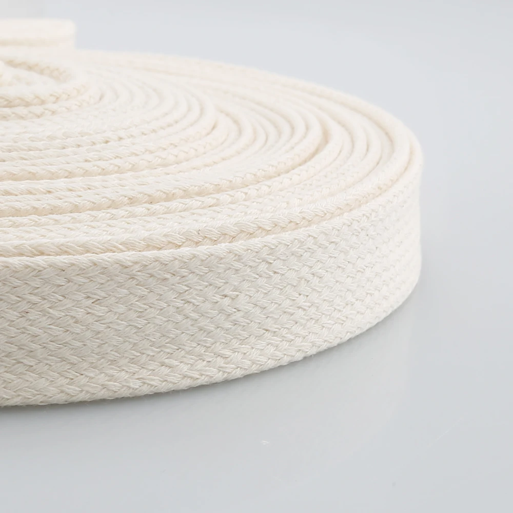 Audiocrast 10MM 18MM 100%Cotton Braided Tube Hollow Rope Cover Sleeve Electric Wire Cable Braided Cable Sleeve