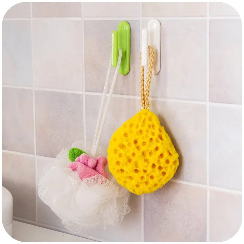 1set Self-adhesive wall hook organizer curtain holder Window Drapery Hooks Curtain Tieback Buckle Clamp Fastener
