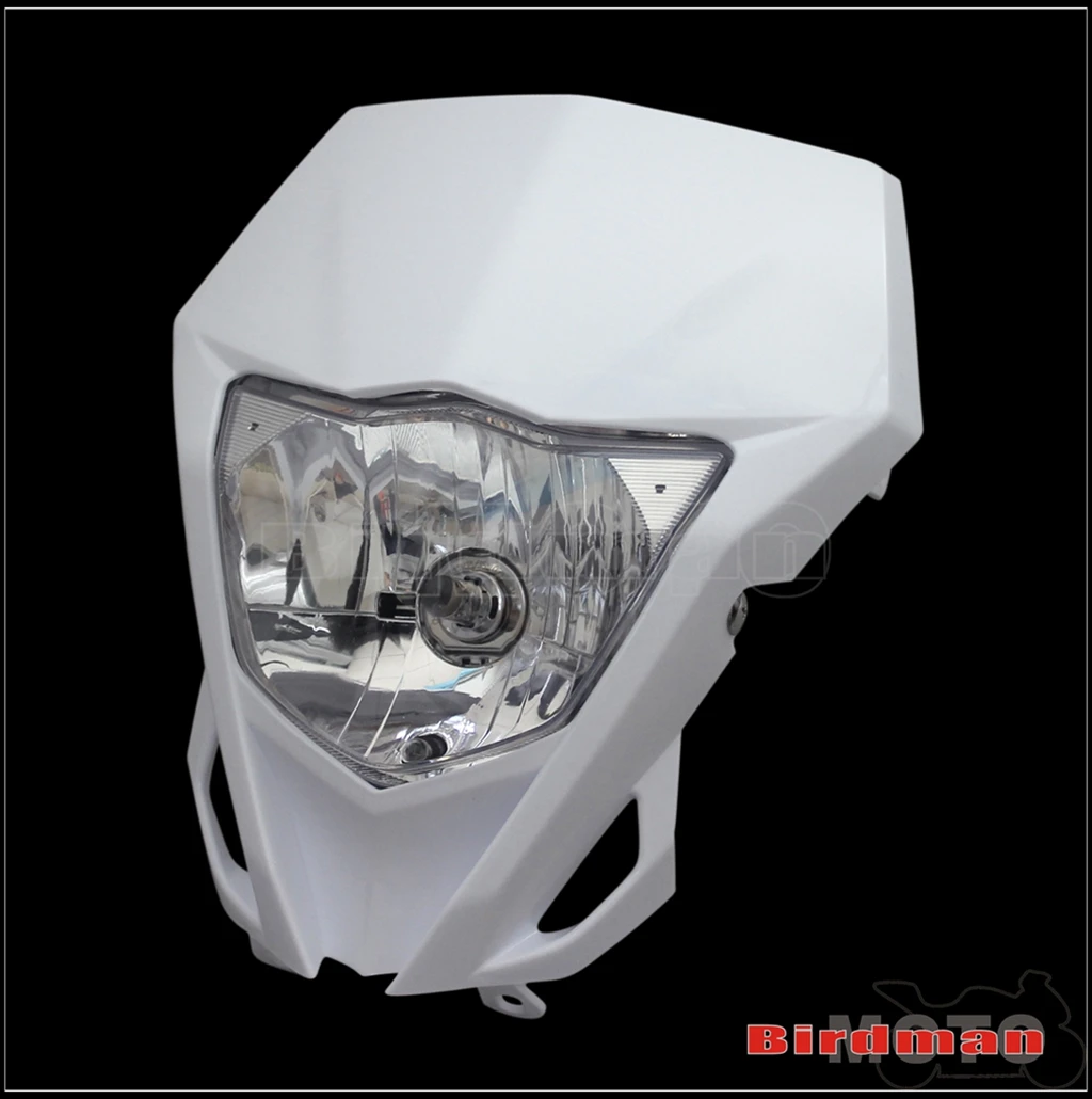 12V 35W Motocross Enduro Supermoto Dirt Bike Headlight Head Light For Yamaha WR250F WR450F WRF450 YZ450F KAWASAKI KLX KX Suzuki