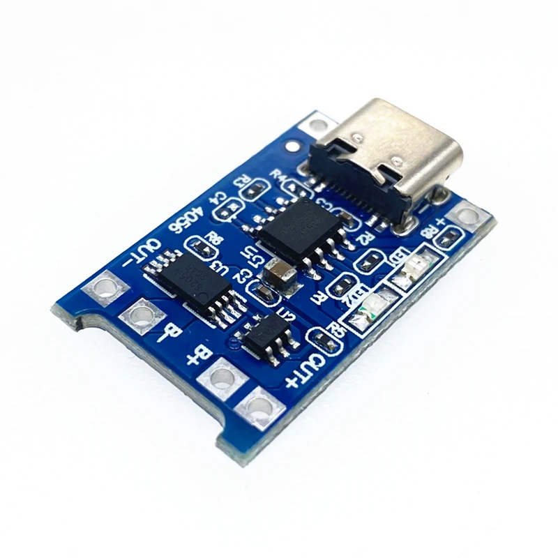 1PCS ENLINCA 5V 1A Micro USB 18650 Type-c Lithium Battery Charging Board Charger Module+Protection Dual Functions TP4056 18650