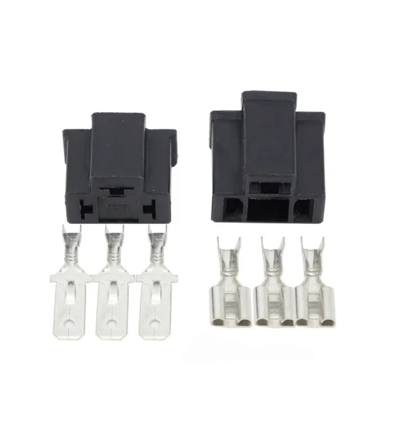 200 sets 3 Pin H4 Auto Connector Holder Plug 7.8mm Lamp Plug Bulb Socket plug DJ7033-7.8-11/21