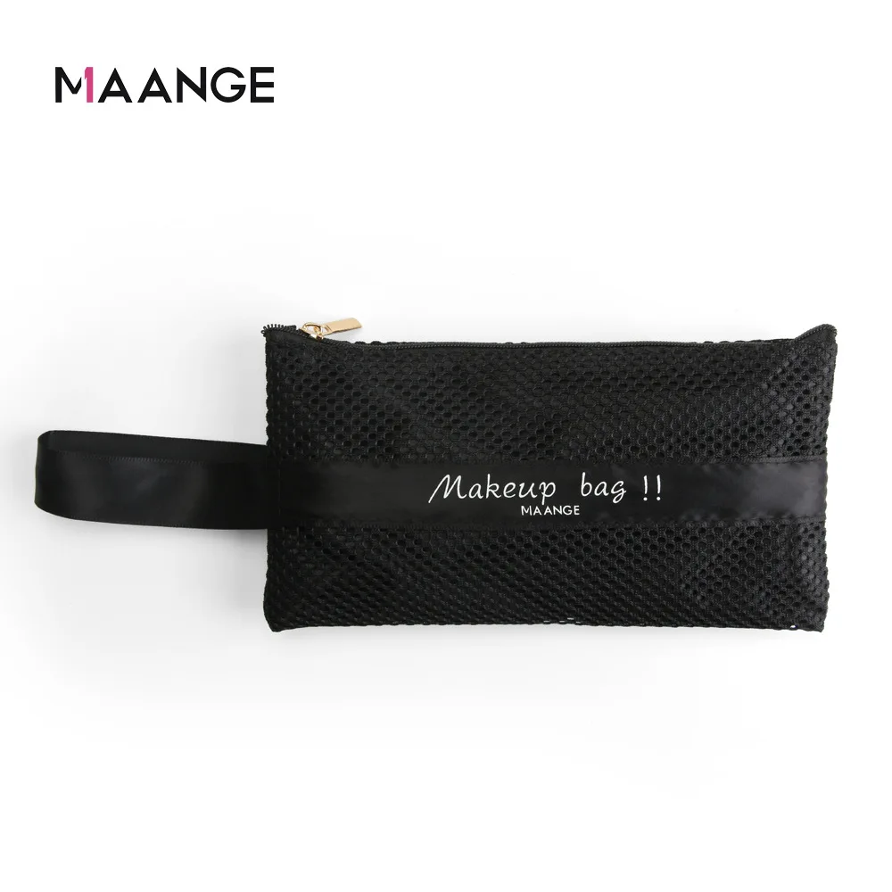 MAANGE/MAANGE Gauze Gauze Bag Makeup Brush Bag Hand-held Hand-held Handbag Makeup Tools Factory Direct Sales