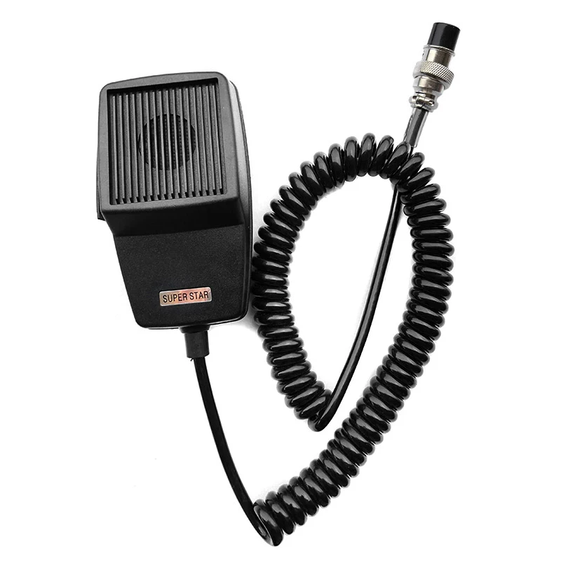 CB-507 Microphone with 4 Pin Connector, Mobile Radio Speaker Mic for Cobra Uniden Galaxy Car