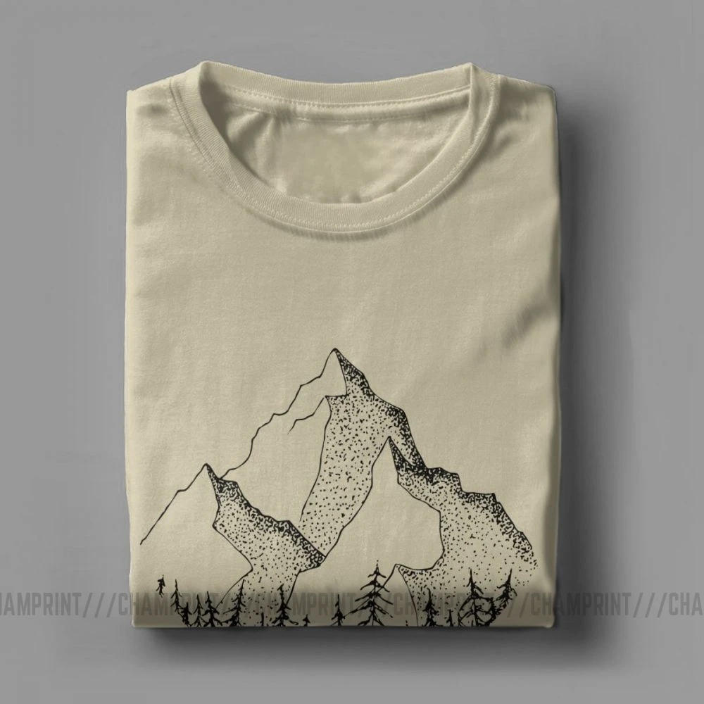 The Diamond Range Men T Shirt Outdoors Mountains Hiking T-Shirt National Parks Casual Cotton Short Sleeve Tees Plus Size Clothes