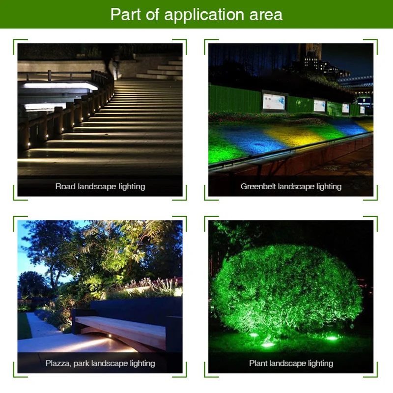 smart Outdoor 9W RGB+CCT LED Garden Light DC24V/AC100~240V IP66 Waterproof LED Lighting WiFi can Compatible 2.4G Wireless Remote