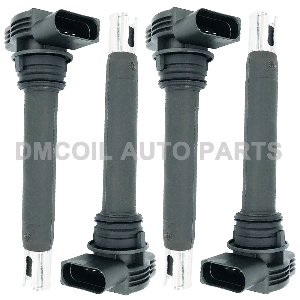 4 PCS IGNITION COIL FOR VW GOLF SKODA SUPERB AUDI A3 A5 A6 A7 Q7 TT RS 1.8L 2.0L TSI FTSI (08-) 06H905115B 06F905115A 06F905115F