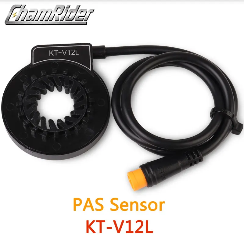 E-bike Magnetic Power Sensor PAS Pedal Assist Sensor KT-V12L 12 Magnets Dual hall senssors Waterproof Connector E-bike Parts