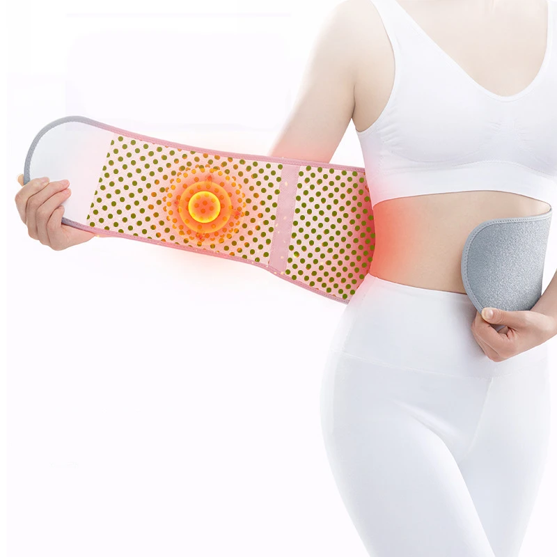 

Thermal Wormwood Therapy Waist Support Belt Self-Heating Lumbar Support Wrap Lower Back Brace Thin Soft Kidney Binder Waistband