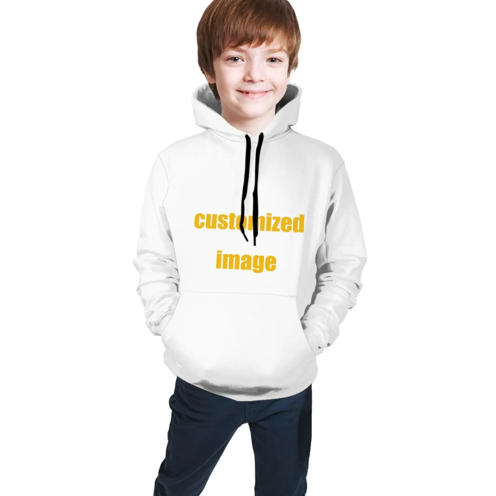 

NOISYDESIGNS Children Hoodies Sweatshirts Custom Printing Teens Casual Hooded Sweater Hoody Pullovers Fashion For Boys Girls