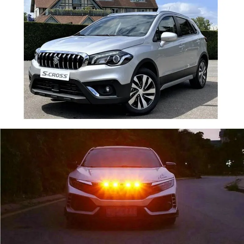 

Car Accessories Grille Light Lamp For Suzuki grand vitara swift sx4 vitara Alto Kizashi Splash Liana xl7 aerio equator