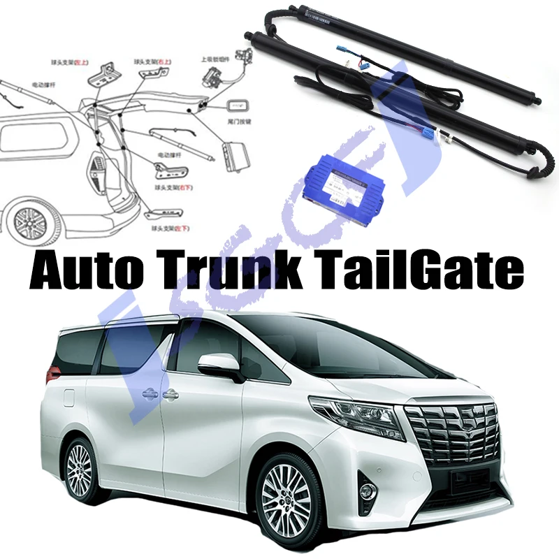 Car Power Trunk Lift Electric Hatch Tailgate Tail Gate Strut Auto Rear Door Actuator For TOYOTA Alphard Vellfire AH20 2008~2018