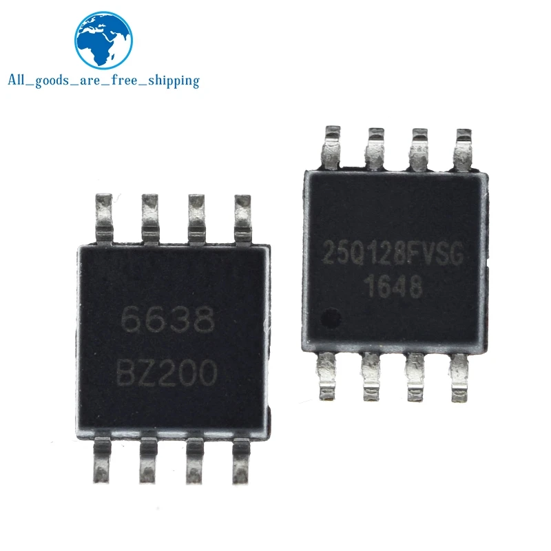 TZT 5/10PCS W25Q128FVSG 25Q128FVSG 25Q128 W25Q128FVSSIG W25Q128 für Speichermodul – Detail 1