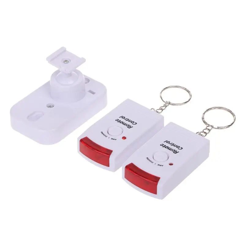 Cachorro eletrônico portátil infravermelho, db, detector de movimento pir, antifurto, sistema de alarme de segurança doméstica + 2